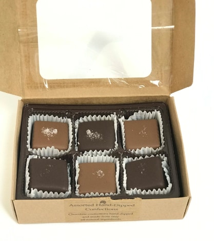 Kakao 6 Piece Sea Salt Chocolates